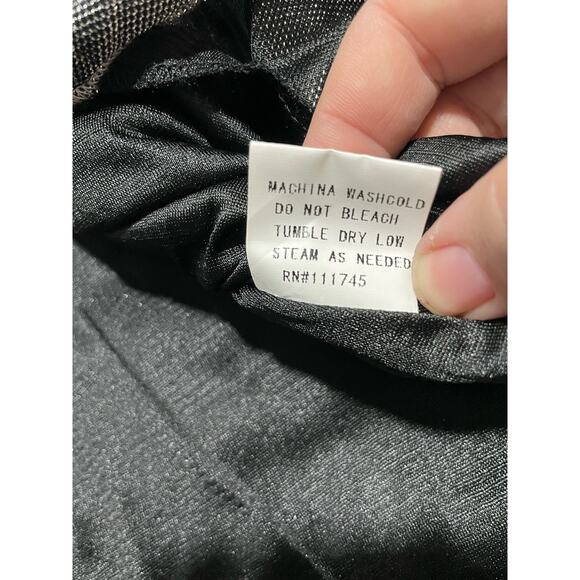 NWT WDNY Women's Size 1X Plus Pleated Midi Skirt Silver Metallic - Picture 12 of 12